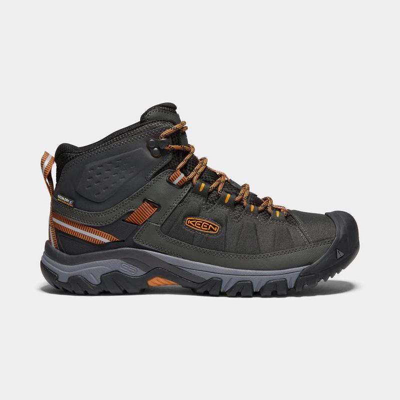 Botas De Montaña Keen Targhee Exp Waterproof Mid Para Hombre Negros/Dorados - Botas Keen Mexico (402